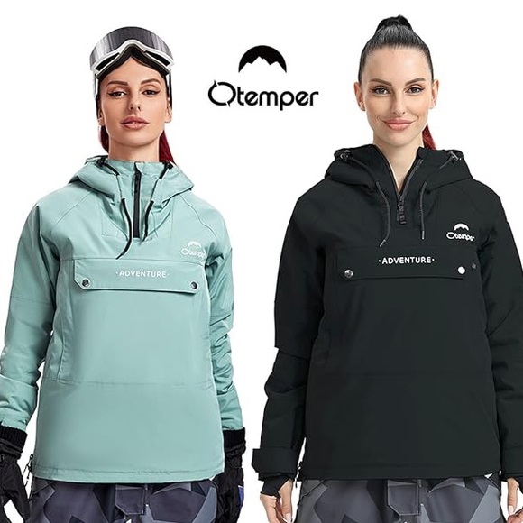 otemper Jackets & Blazers - Otemper 'ADVENTURE' Pullover Ski Jacket Waterproof - Unisex - Size L - NWT